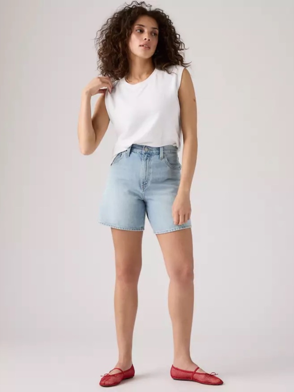 Levi High Rise Baggy Women's Shorts